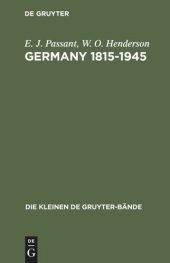 book Germany 1815-1945: Deutsche Geschichte in britischer Sicht