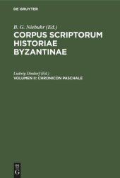 book Corpus scriptorum historiae Byzantinae: Corpus scriptorum historiae Byzantinae