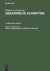 book Gesammelte Schriften: Band 3 1799–1818