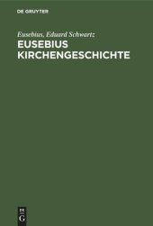 book Eusebius Kirchengeschichte