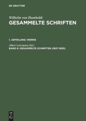 book Gesammelte Schriften: Band 6 1827–1835