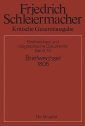 book Kritische Gesamtausgabe. Band 10 Briefwechsel 1808: (Briefe 2598-3020)