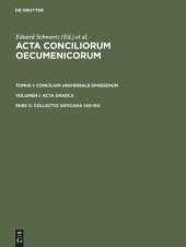 book Acta conciliorum oecumenicorum: Pars V Collectio Vaticana 140-164