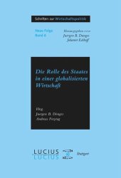 book Die Rolle des Staates in der globalisierten Wirtschaft