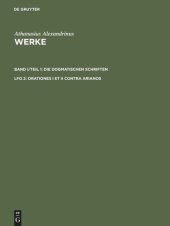 book Werke: Lfg 2 Orationes I et II contra Arianos