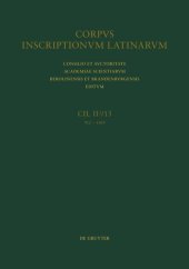 book Corpus inscriptionum Latinarum: Fasc 2 Pars media conventus Carthaginiensis (Ager Segobrigensis et oppida a Valeria Ilugonem)