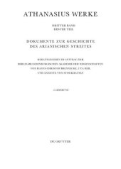 book Werke: Lieferung 5 Bis zum Vorabend der Synode von Konstantinopel (381)