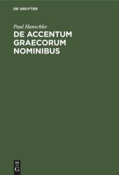 book De Accentum Graecorum Nominibus