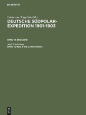 book Deutsche Südpolar-Expedition 1901-1903: Band 10/Teil 3 Die Gammariden