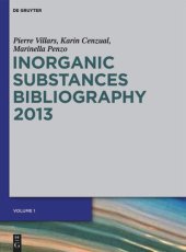 book Inorganic Substances: Bibliography