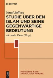 book Studie über den Islam und seine gegenwärtige Bedeutung