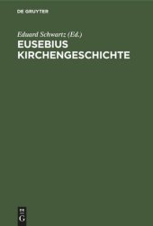 book Eusebius Kirchengeschichte