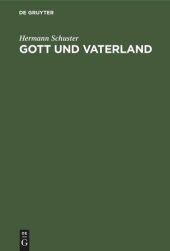 book Gott und Vaterland: Betrachtungen aus der Kriegszeit