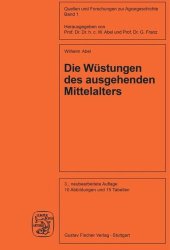 book Die Wüstungen des ausgehenden Mittelalters