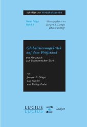 book Globalisierungskritik auf dem Prüfstand: Ein Almanach aus ökonomischer Sicht