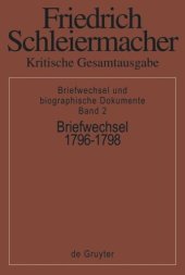 book Kritische Gesamtausgabe. Band 2 Briefwechsel 1796-1798: (Briefe 327-552)