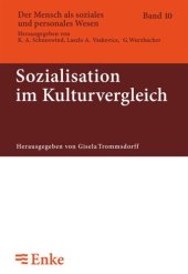 book Sozialisation im Kulturvergleich