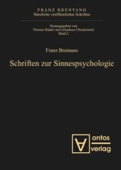 book Sämtliche veröffentlichte Schriften: Band 2 Schriften zur Sinnespsychologie