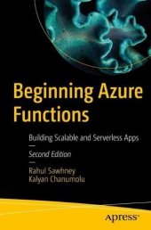 book Beginning Azure Functions: Building Scalable and Serverless Apps