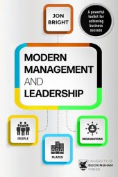 book Management And Leadership: People, Places And Organisations