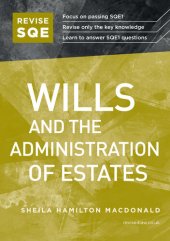 book Revise SQE Wills and the Administration of Estates: SQE1 Revision Guide