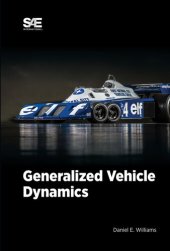 book Generalized Vehicle Dynamics