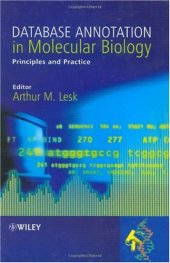 book Database Annotation in Molecular Biology: Principles and Practice