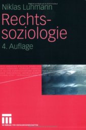 book Rechtssoziologie  german