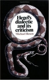 book Hegel's Dialectic and its Criticism