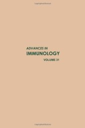 book Advances in Immunology, Vol. 31