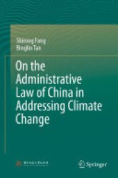 book On the Administrative Law of China in Addressing Climate Change