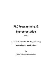 book PLC Programming & Implementation: An Introduction to PLC Programming Methods and Applications