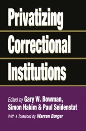 book Privatizing Correctional Institutions