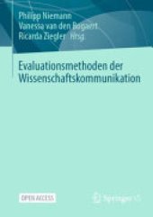 book Evaluationsmethoden der Wissenschaftskommunikation