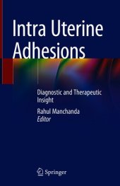 book Intra Uterine Adhesions: Diagnostic and Therapeutic Insight