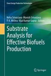 book Substrate Analysis for Effective Biofuels Production (Clean Energy Production Technologies)