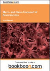 book Micro- and Nano-Transport of Biomolecules