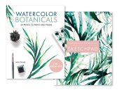 book Watercolor Botanicals (2 Books in 1): 20 Prints to Paint and Frame