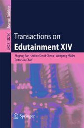 book Transactions on Edutainment XIV (Lecture Notes in Computer Science Book 10790)