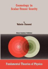 book Cosmology in Scalar-Tensor Gravity (Fundamental Theories of Physics, 139)