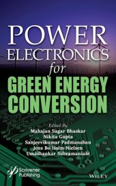 book Power Electronics for Green Energy Conversion