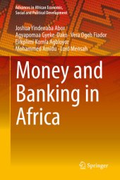 book Money and Banking in Africa (Advances in African Economic, Social and Political Development)