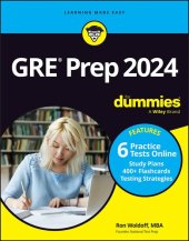 book GRE Prep 2024 For Dummies with Online Practice