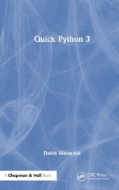 book Quick Python 3 (Quick Programming)