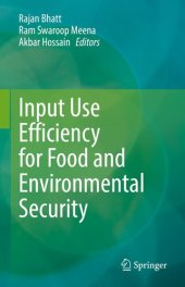 book Input Use Efficiency for Food and Environmental Security