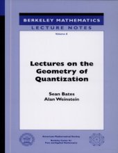 book Lectures on the geometry of quantization (Berkeley Mathematical Lecture Notes Volume 8)