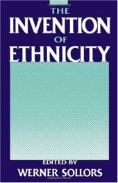 book The Invention of Ethnicity