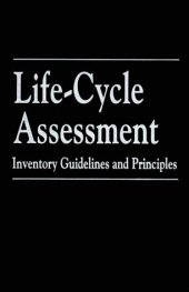 book Life-Cycle Assessment: Inventory Guidelines and Principles