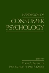 book Handbook of Consumer Psychology (Marketing and Consumer Psychology Series)