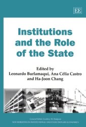 book Institutions and the Role of the State (New Horizons in Institutional and Evolutionary Economics Series)